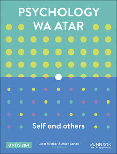Psychology WA ATAR: Self and others Units 3&amp;4 3e