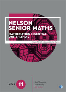 Nelson Senior Maths 11 Mathematics Essential